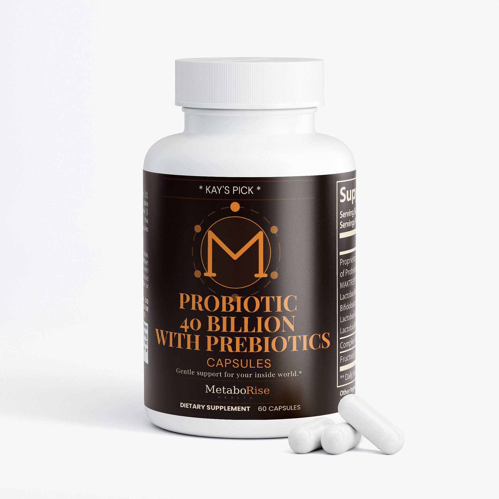 Probiotic 40 Billion Capsules | Daily Gut Support