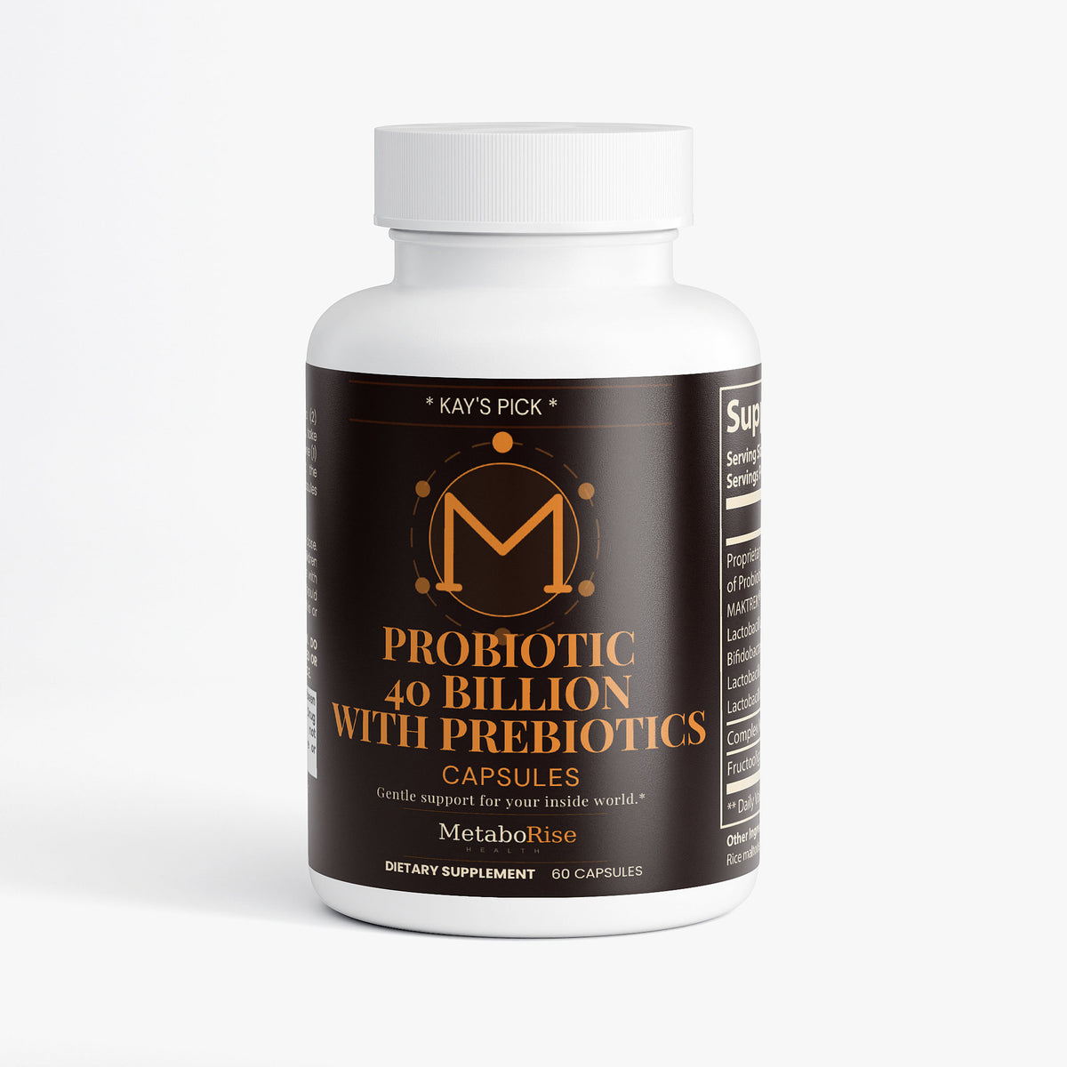 Probiotic 40 Billion Capsules | Daily Gut Support