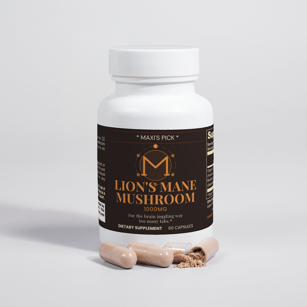 Lion’s Mane Capsules | Daily Focus + Clarity Support