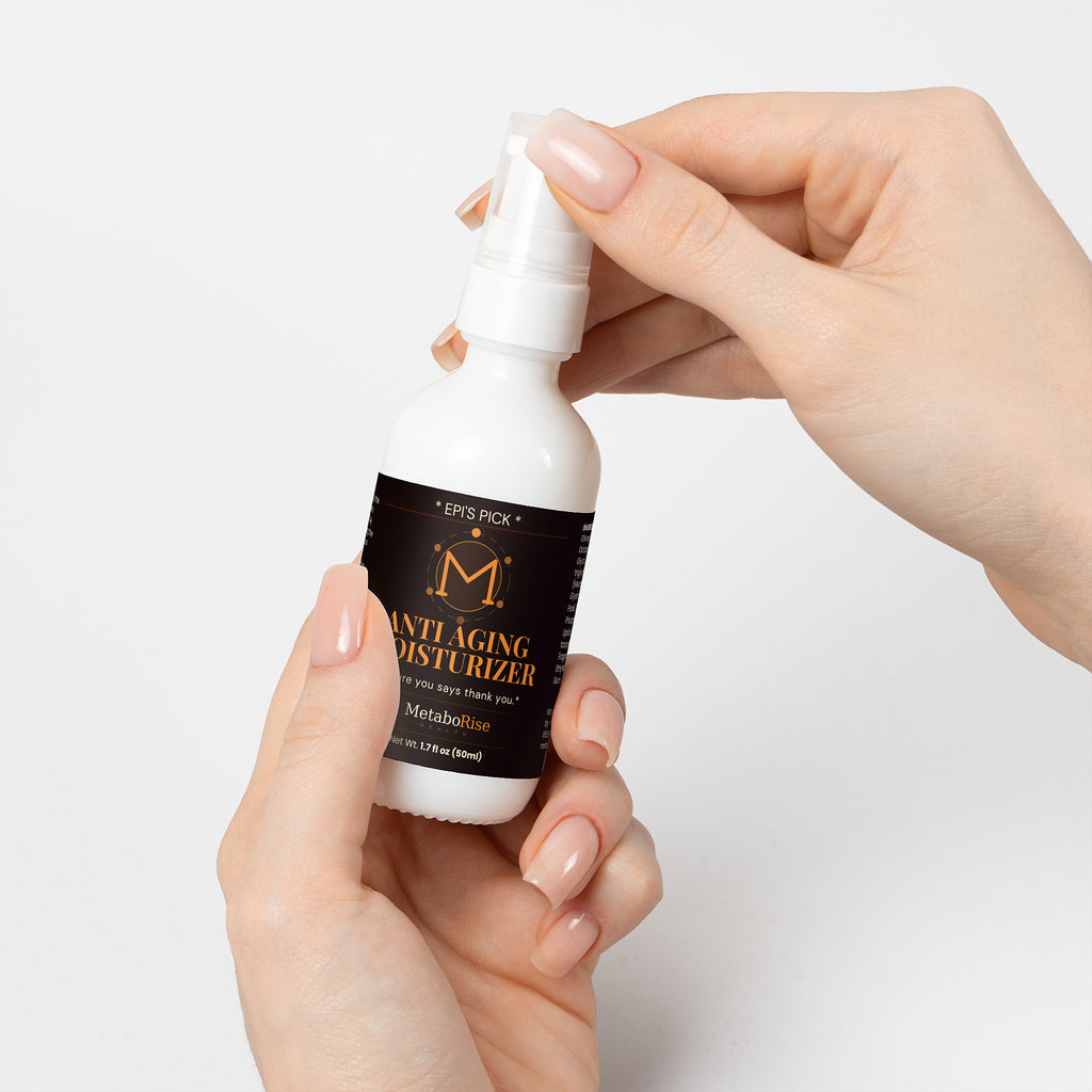 Anti Aging Moisturizer | Retinol Peptide Face Moisturizer | MetaboRise Health