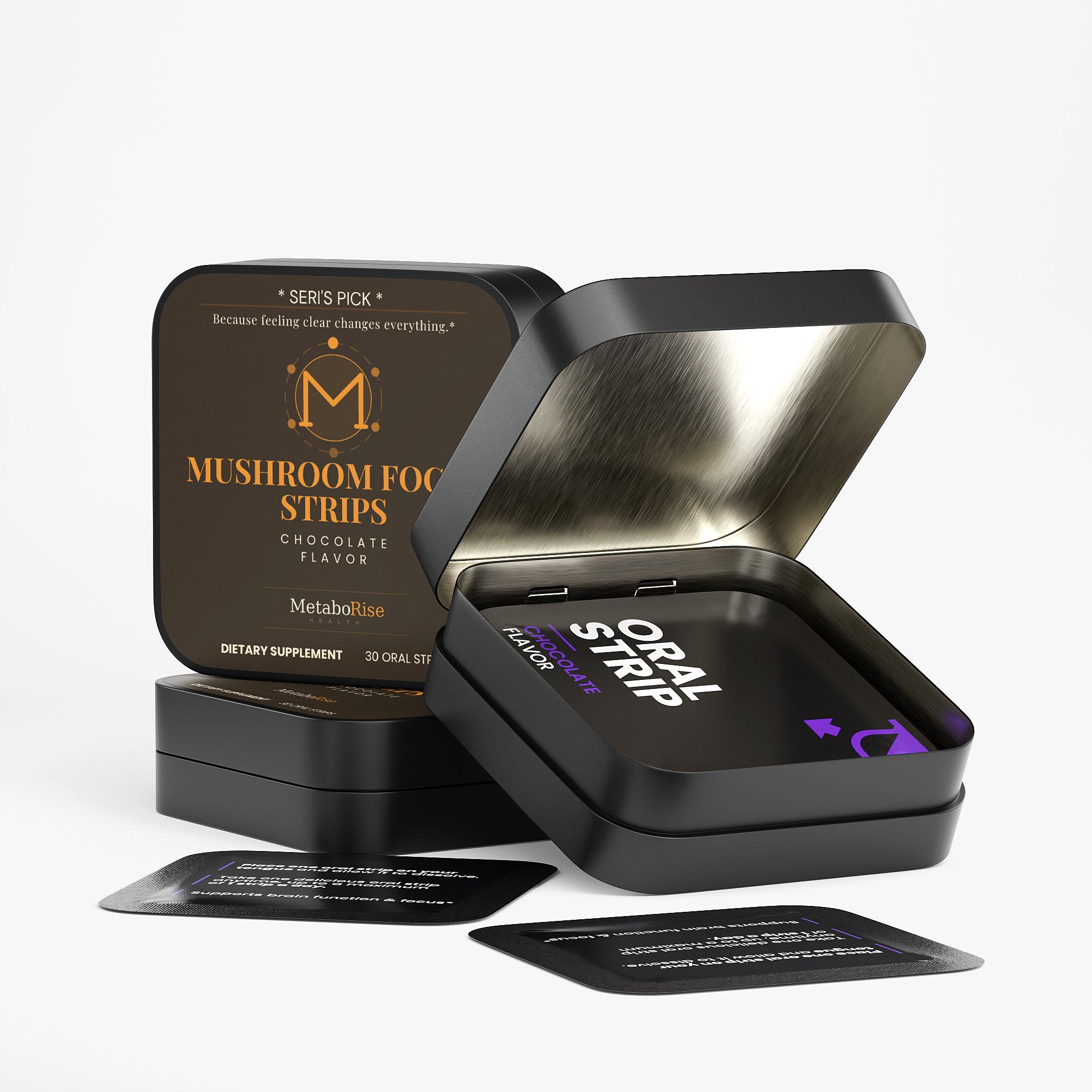 Mushroom Focus Strips | Lion’s Mane + Functional Mushrooms