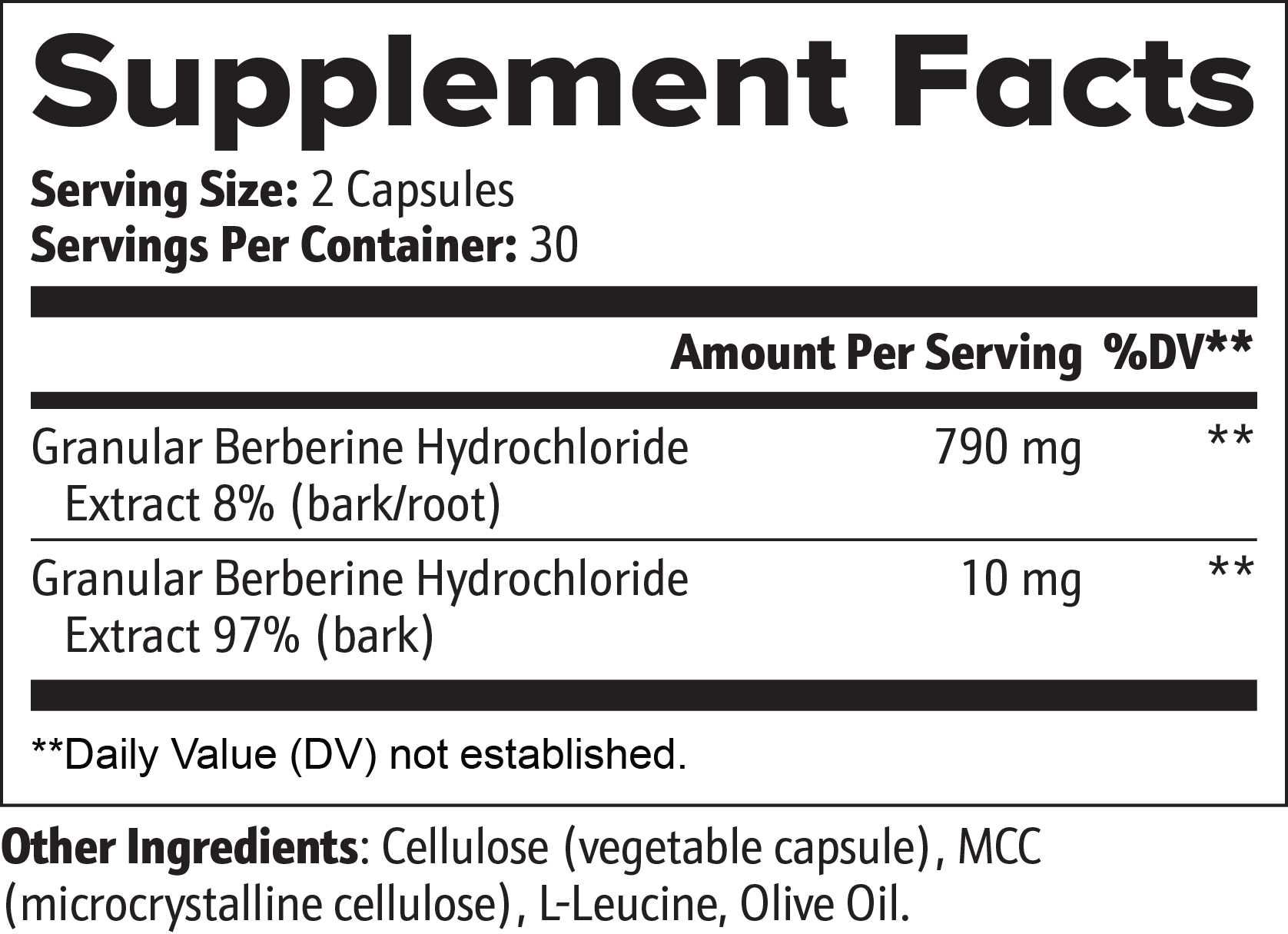 Berberine Capsules | Blood Sugar & Metabolic Suppor