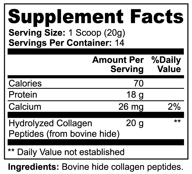 Grass-Fed Collagen Peptides | Beauty + Joint Support