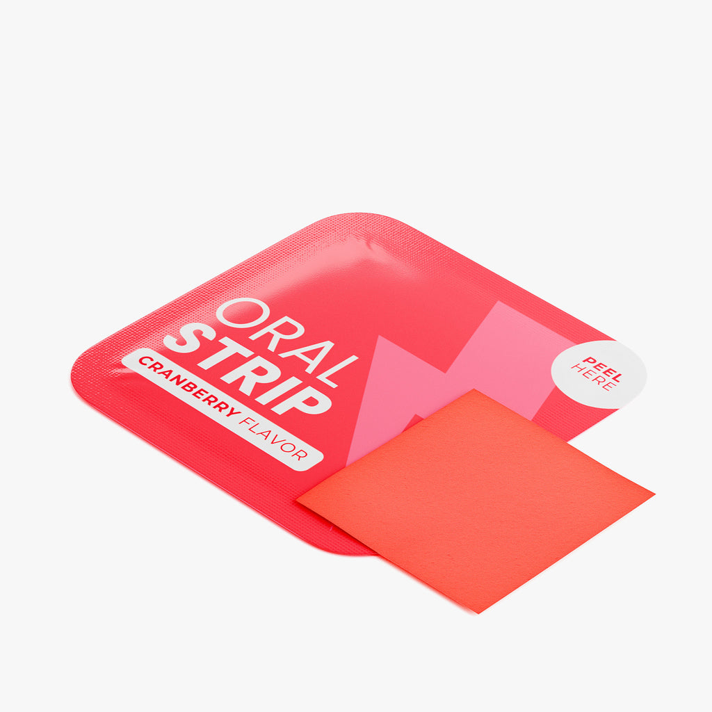 Daily energy support oral strips wellness support