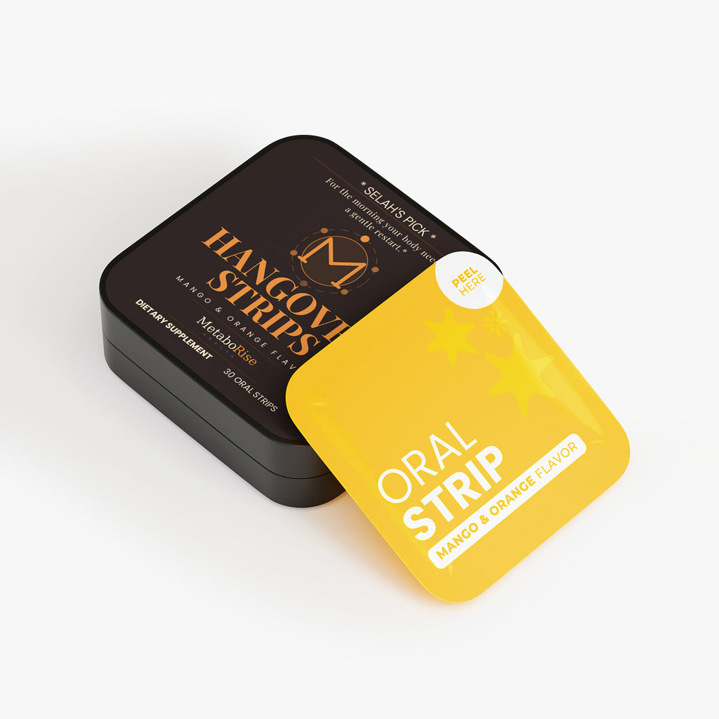 Hangover oral strips wellness support dissolvable strips