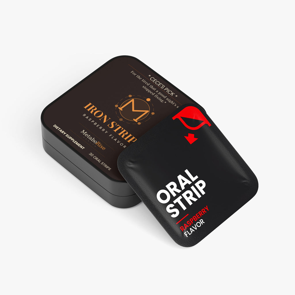 Iron Strips oral strips for iron support MetaboRise Health