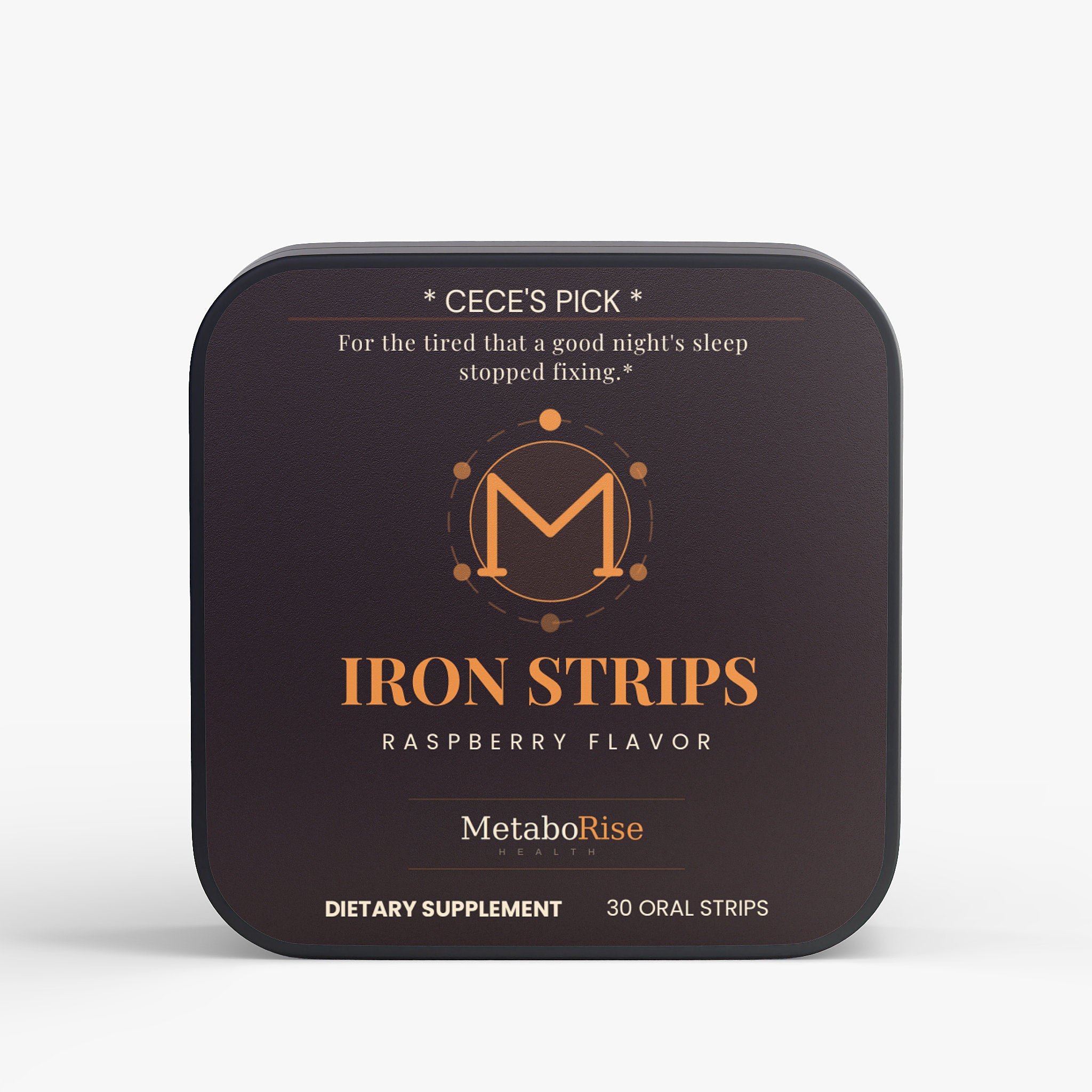 Iron support dissolvable oral strips MetaboRise Health