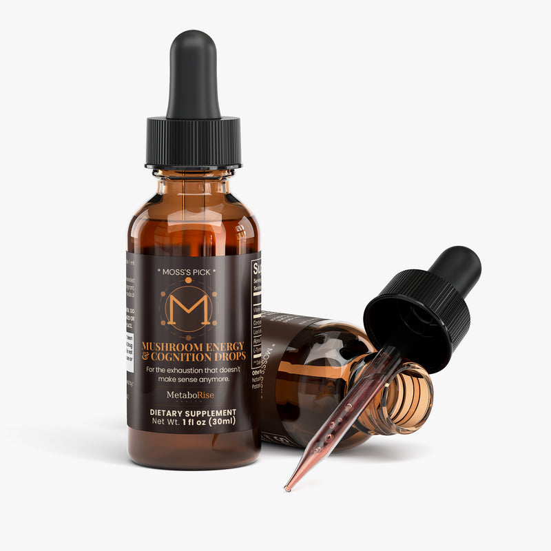 Mushroom Focus + Energy Drops | Lion’s Mane + Cordyceps