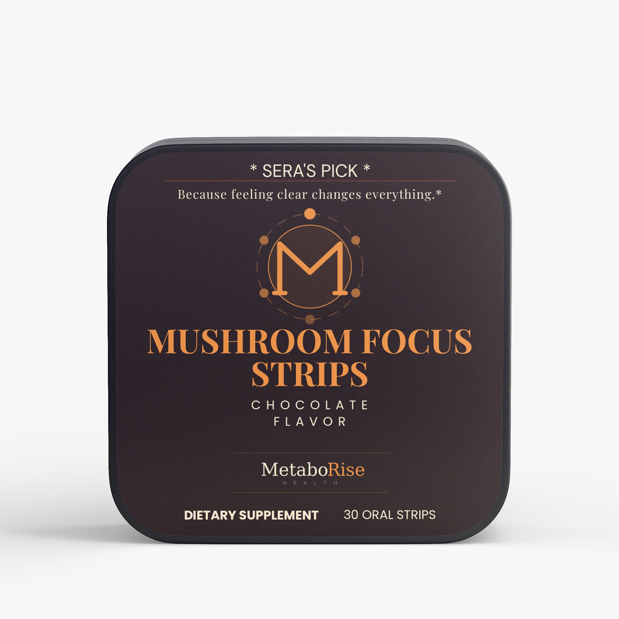Mushroom Focus Strips functional mushroom supplement MetaboRise Health